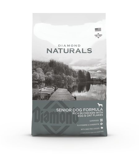 Diamond Naturals Senior Dog Chicken with Egg & Oat Flakes